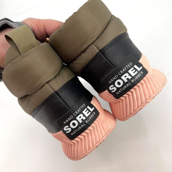 SOREL Out N About III Puffy Women's Boots Sage / Black Size 10‎ - Picture 4 of 9